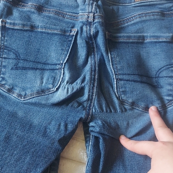 American Eagle Outfitters Dark Blue Skinny Jeans - Picture 8 of 8